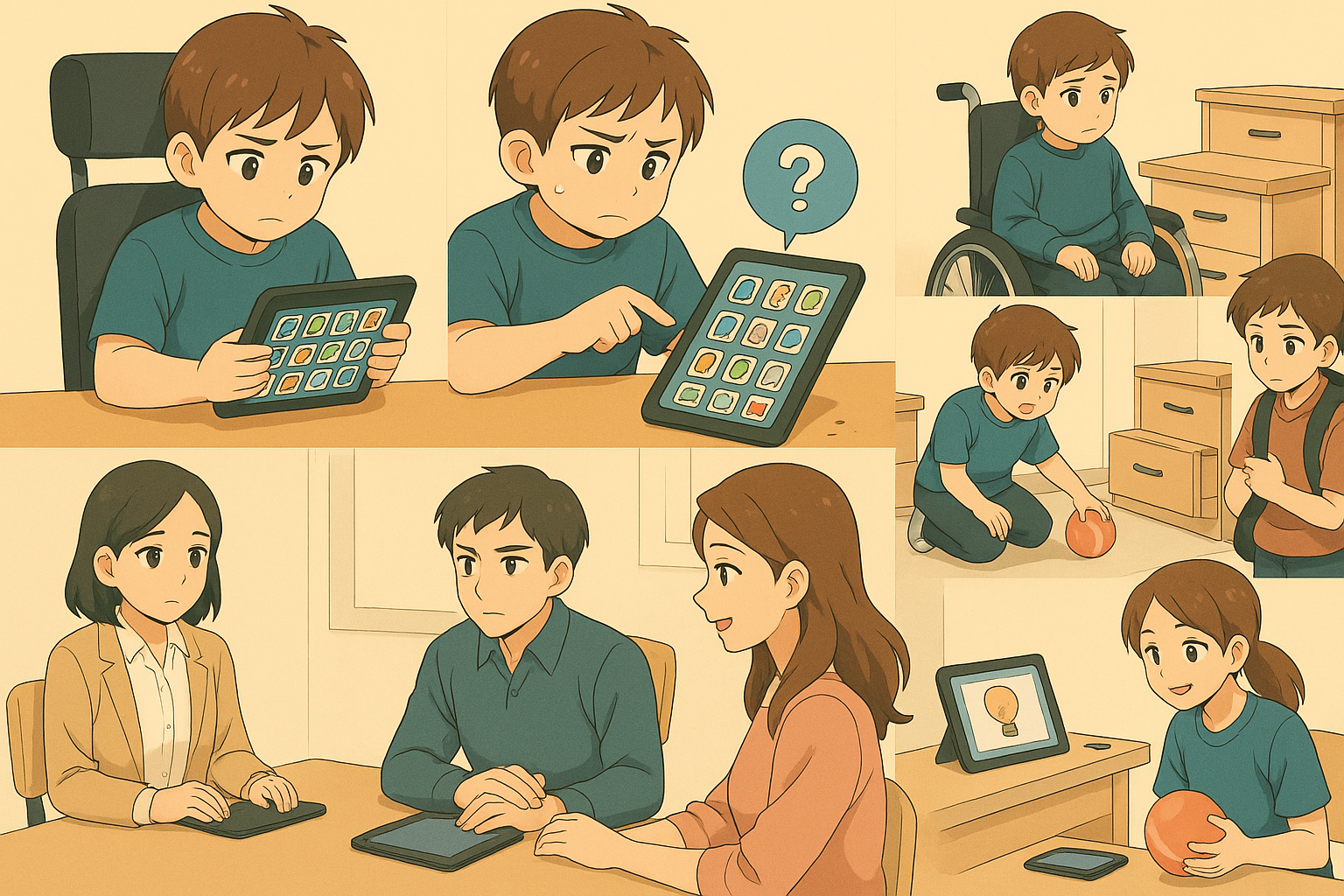 Dete odustaje od upotrebe komunikatora, situacioni primer